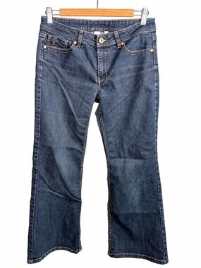 Tristan Modern Dark Wash Bootcut Flare Jeans Size 8 Petite 28" Inseam